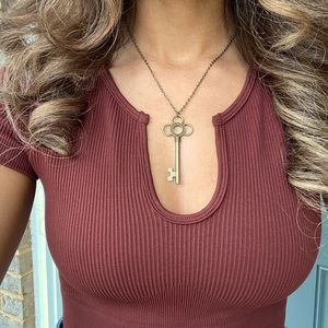 Manifestation Key Necklace- Abundance